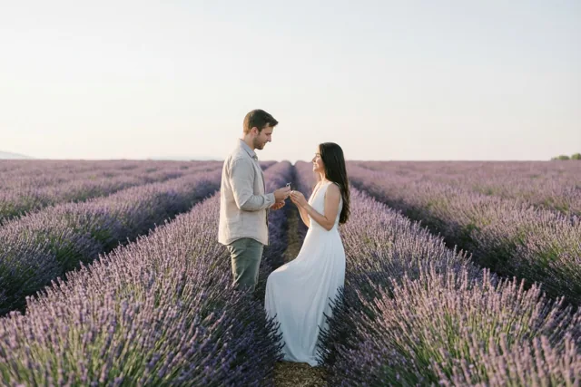 Ja tussen de lavendel