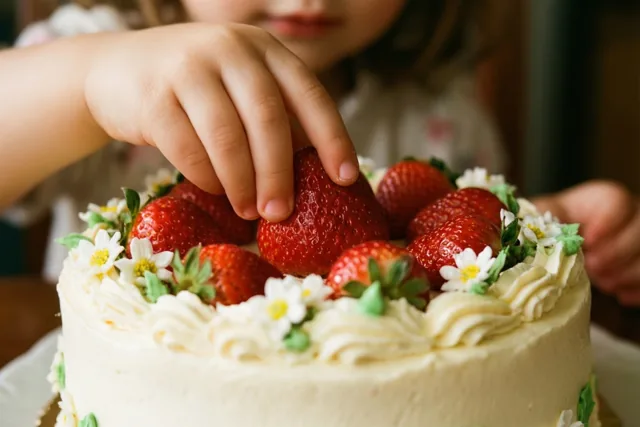 Een aardbei voor mama