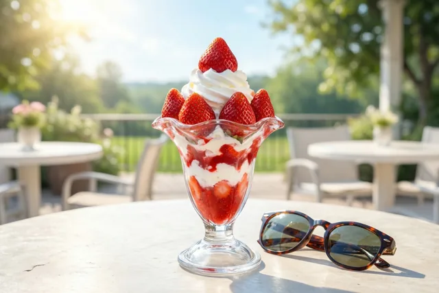 Een zoete pauze in de zon