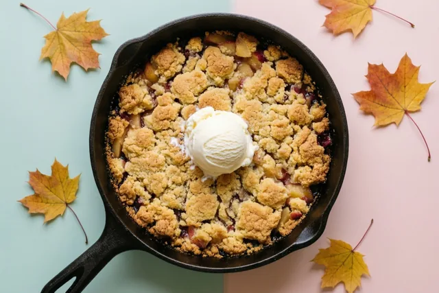 Een zachte herfst met appelcrumble