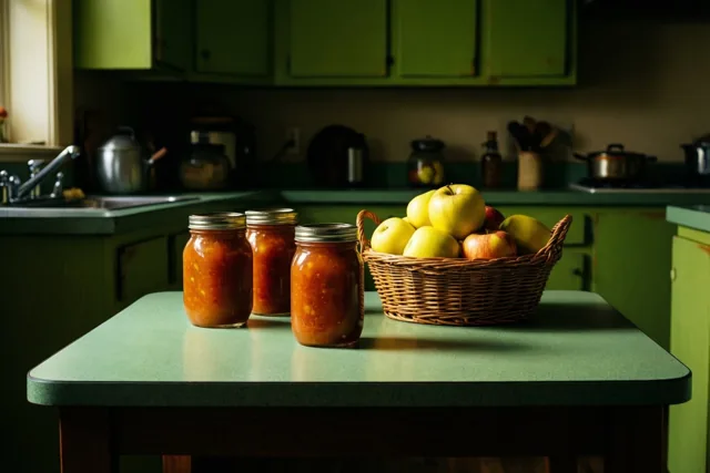 Herfst uit de retro keuken