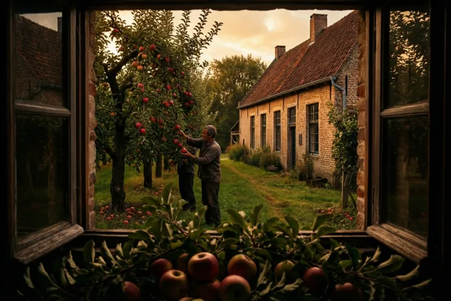 Samen appels plukken