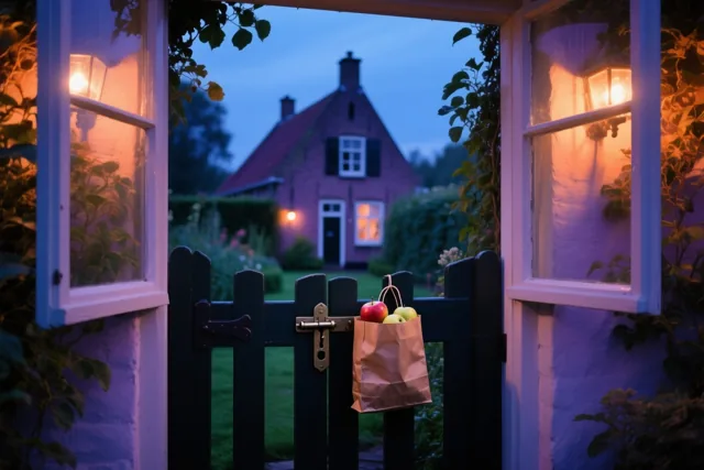 Een bedankje aan je tuinhek