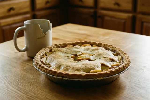 Appeltaart om het goed te maken
