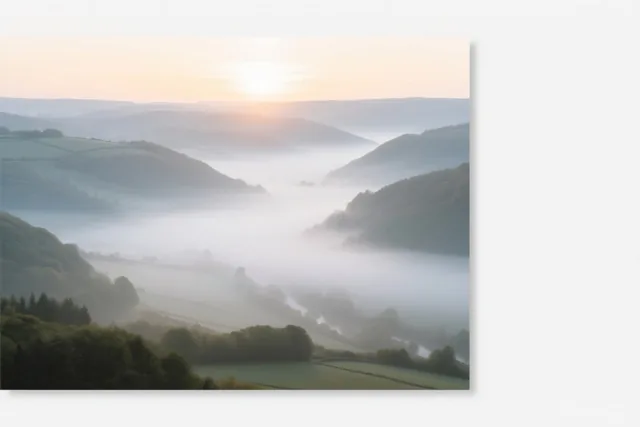 Ochtendgoud in de Ardennen