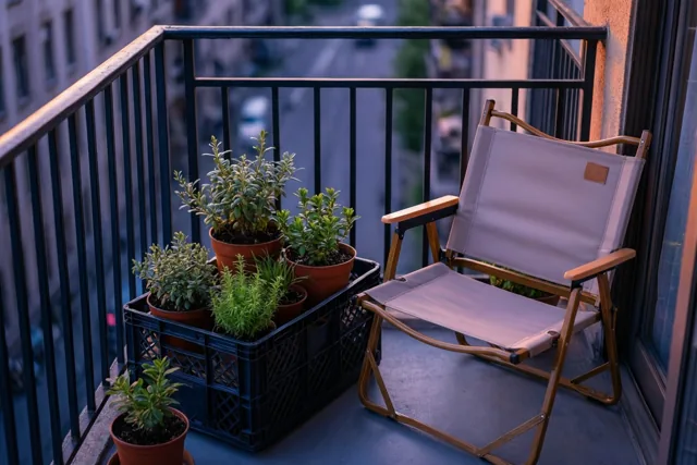 Even landen op je balkon