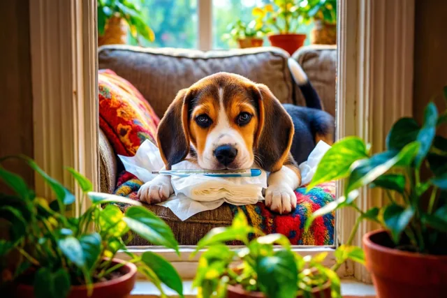Een beagle leeft met je mee