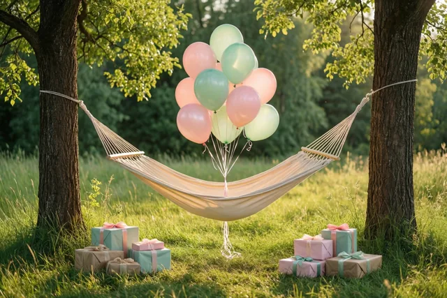 Jarig tussen rust en ballonnen