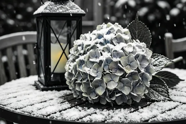 Stille Kerst met hortensia