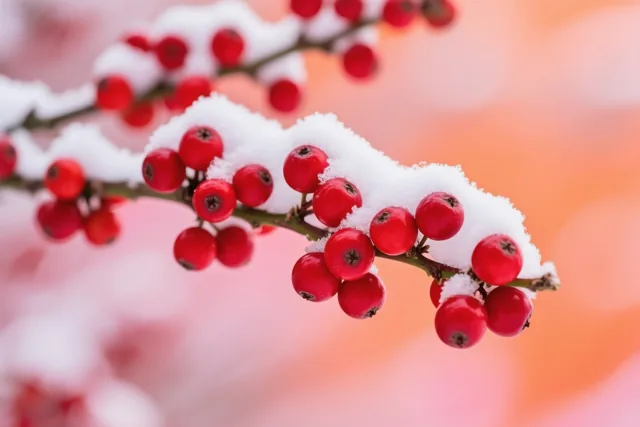 Winter met een warme gloed