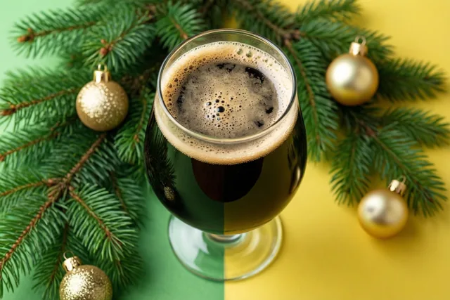 Schuim op de kerstwensen