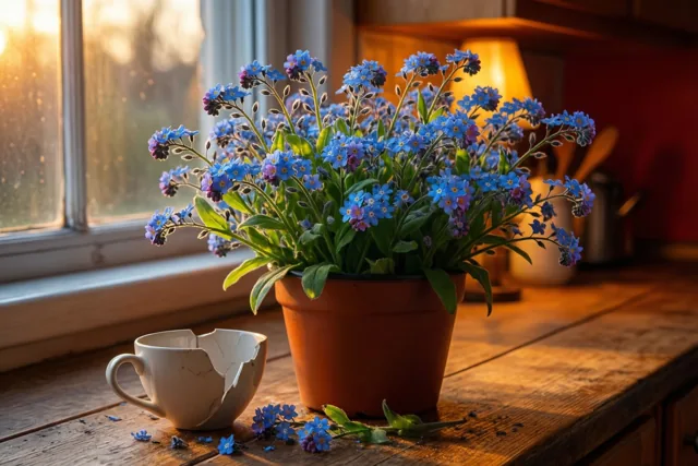 Een potje bloemen vol spijt