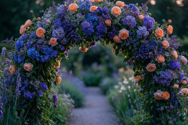 Welkom onder de bloemenboog