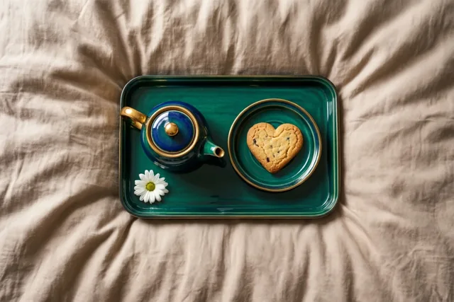 Een koekjeshartje voor beterschap