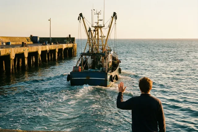 Vaarwel aan de blauwe boot