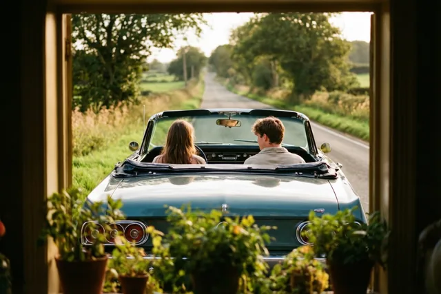 Met jou in de oldtimer