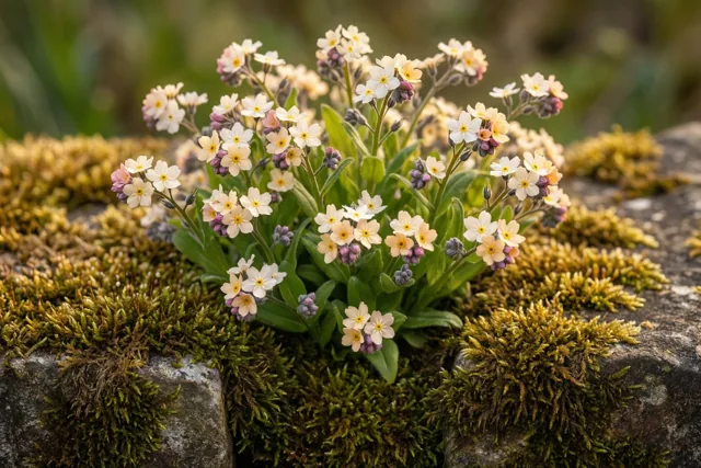 Bewaard in kleine bloemen