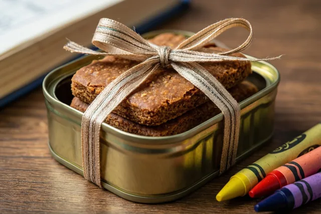 Een blikje speculoos voor meester