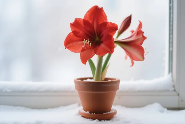 Een bloem voor de feestdagen