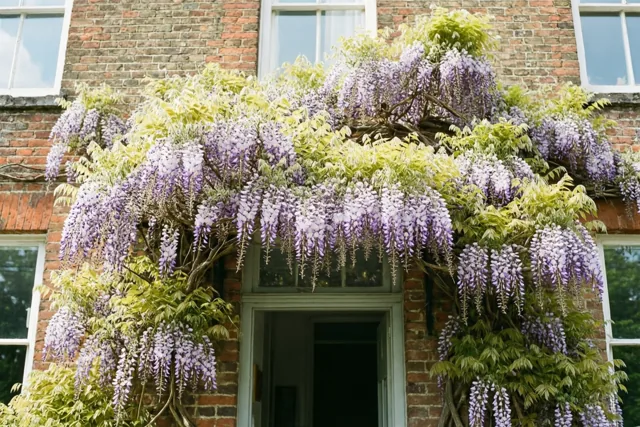 Lente aan de deur