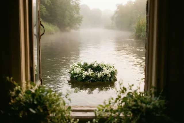 Een bloemenkrans om te gedenken