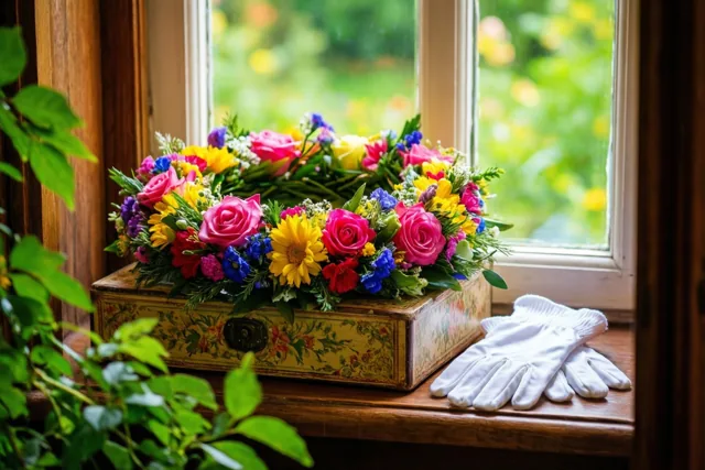 Een bloemenkroontje voor je retrofeest
