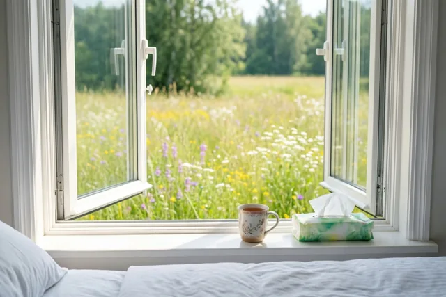 Bloemen buiten, beterschap binnen