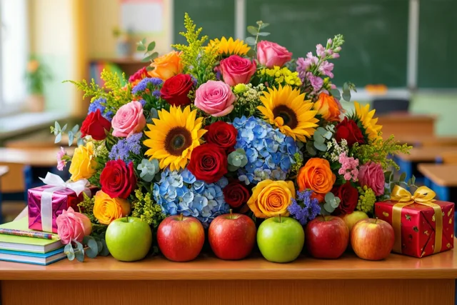 Meer bloemen dan huiswerk vandaag
