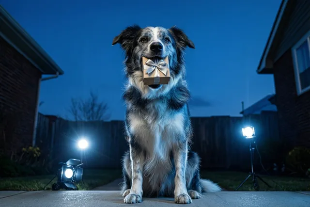 Een hond bezorgt je dank