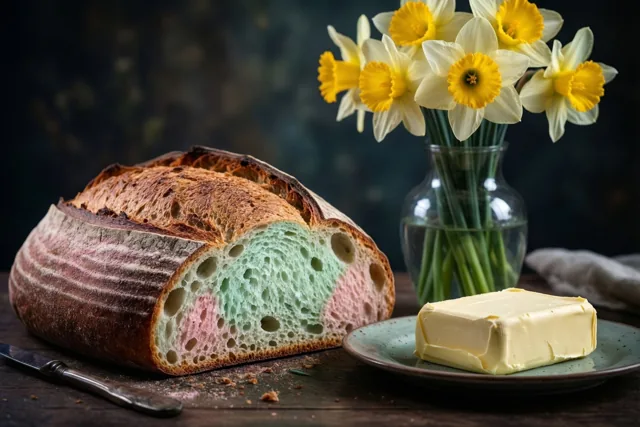 Kleur op de lenteboterham