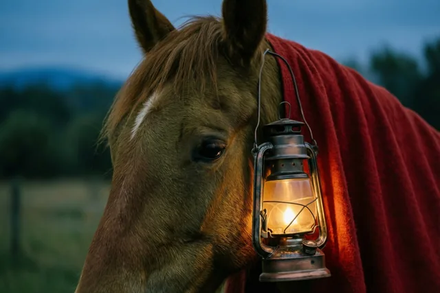 Een paard vol sintgloed