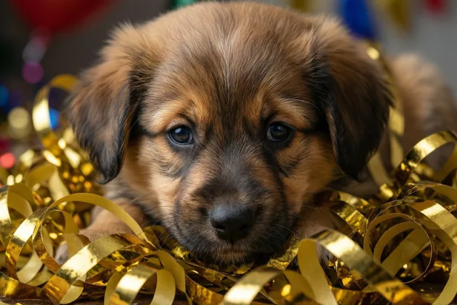 Puppyogen vol goede wensen
