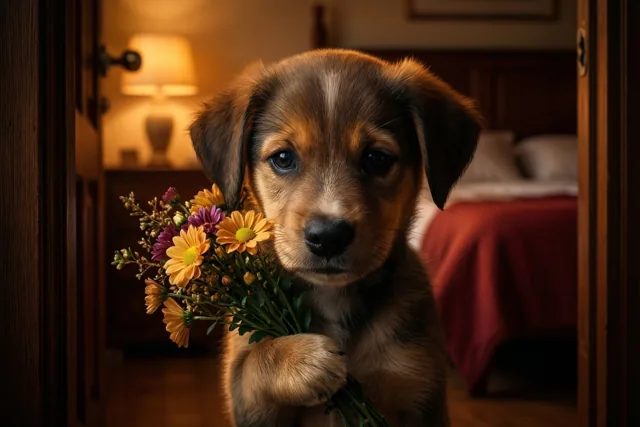 Lieve bloemen, zachte pootjes