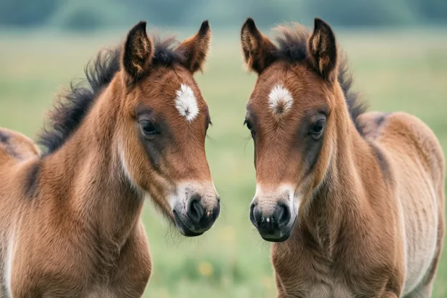 Twee veulens voor een trouwe vriend