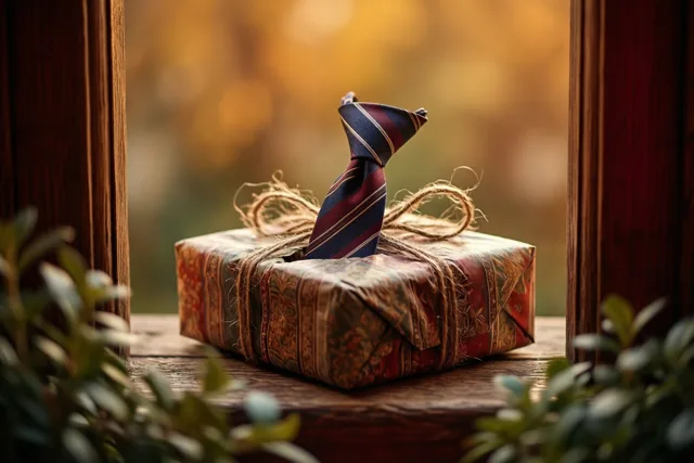 Papa raadt het cadeau al