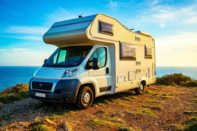 Met de camper de zon tegemoet