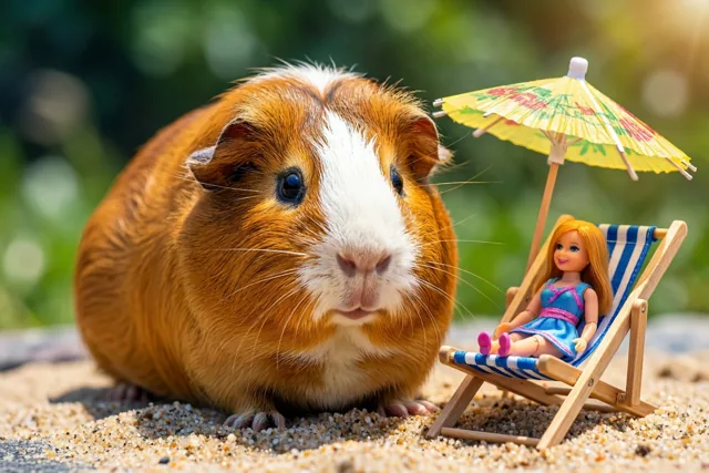 Kleine cavia groot vakantiegevoel