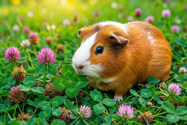 Een cavia vol goede moed
