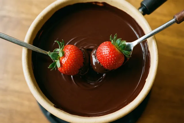 Fondue voor ons twee