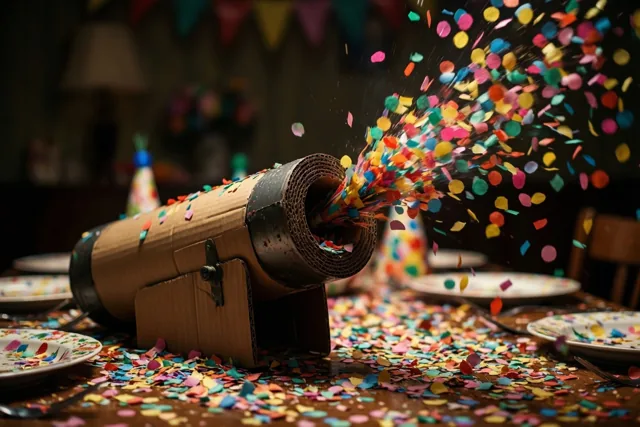 Confetti zoals op vroegere feestjes