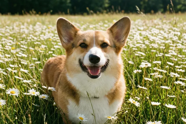 Zomaar groetjes van de corgi
