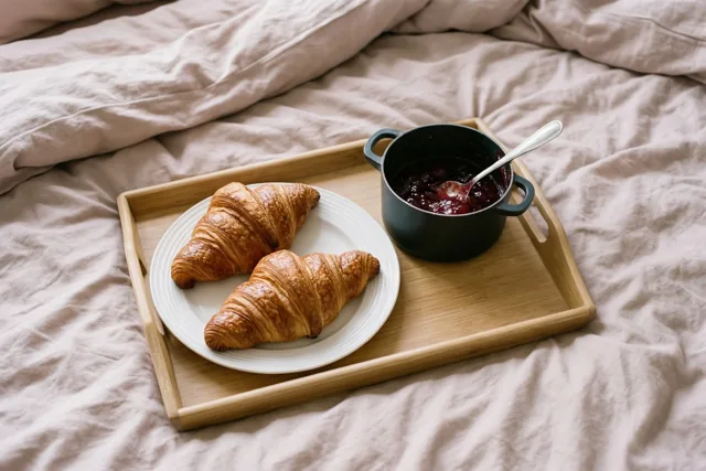 Croissants voor een luie ochtend