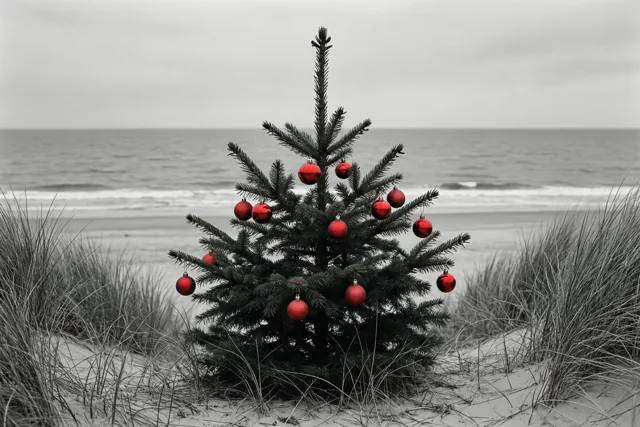 Kerst tussen de duinen