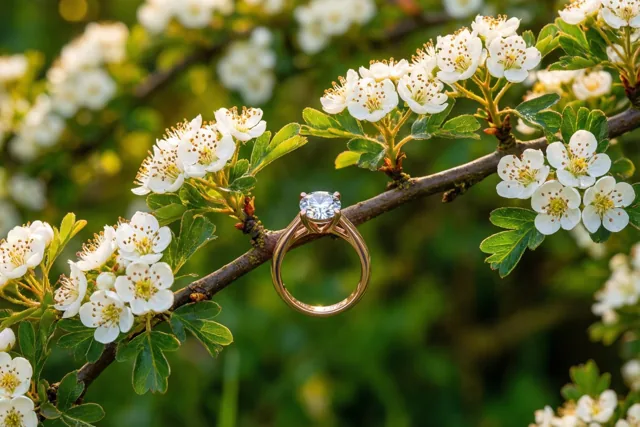 Witte bloesems voor jullie ja