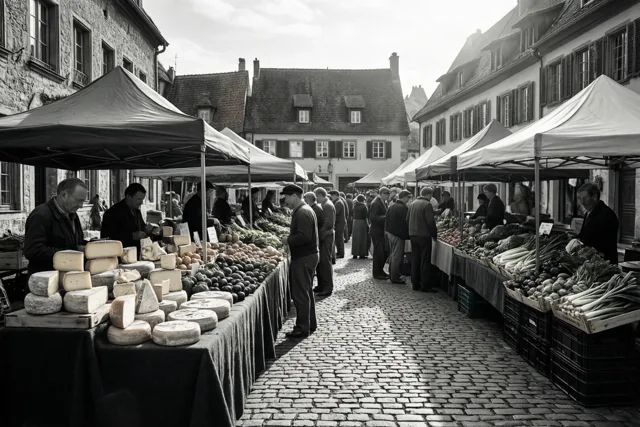 Een marktgroet van vroeger