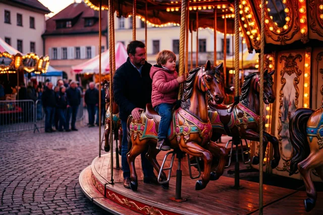 Nog een rondje met papa