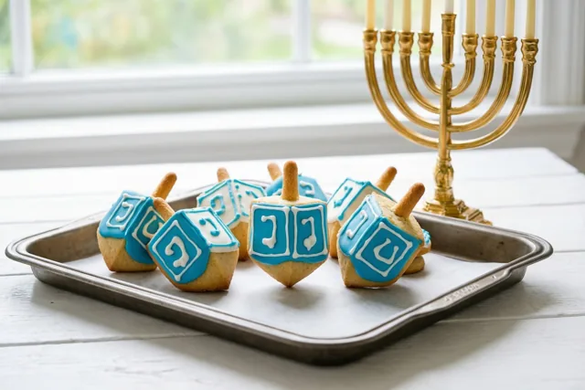 Koekjes delen tijdens Chanoeka
