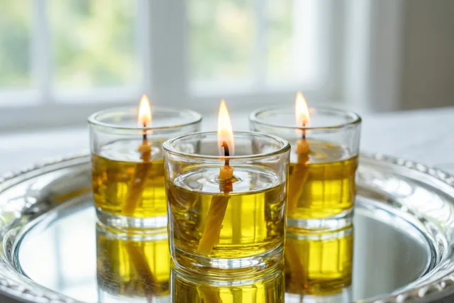 Drie zachte lichtjes voor Chanoeka