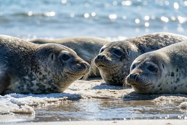 Zeehonden houden het rustig