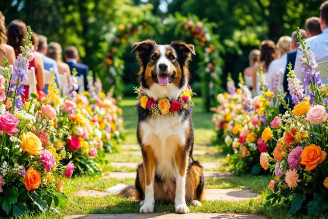 De hond viert mee